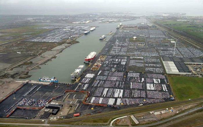 International Car Operators's Hanze and Bastenaken terminals in the Port of Zeebrugge (photo: Port of Zeebrugge)